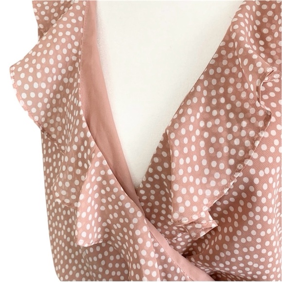 Max Studio Polka Dot Sleeveless Blouse - Picture 7 of 10